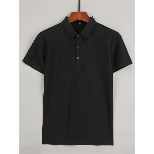 Fashion Ice Silk Men's Short-sleeved T-shirt - Image 3