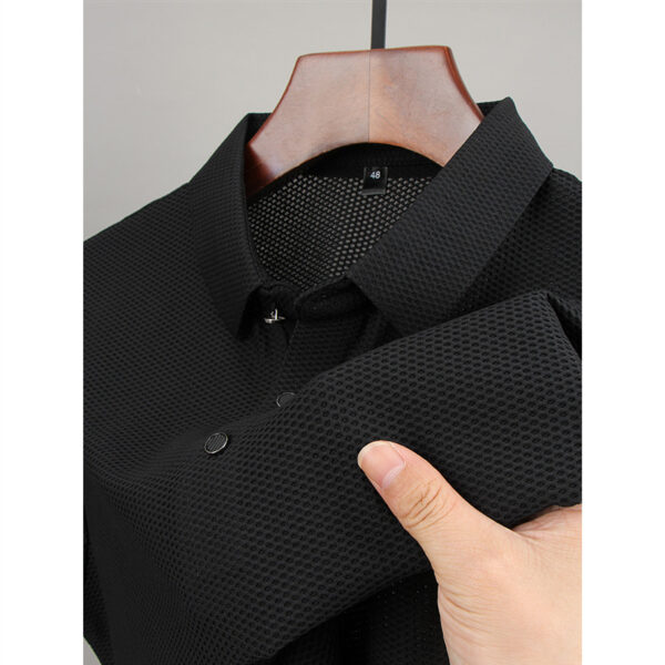 Fashion Ice Silk Men's Short-sleeved T-shirt - Image 5