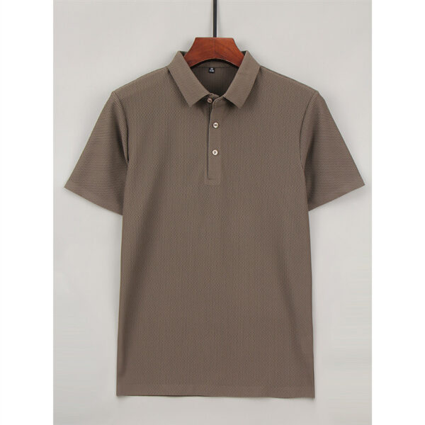 Fashion Ice Silk Men's Short-sleeved T-shirt - Image 6